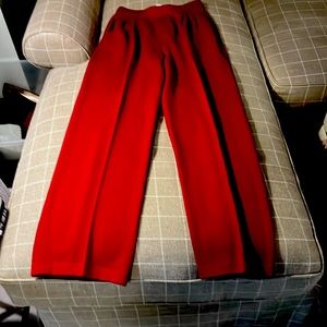 Cranberry color, St. John knit pant - new without tag